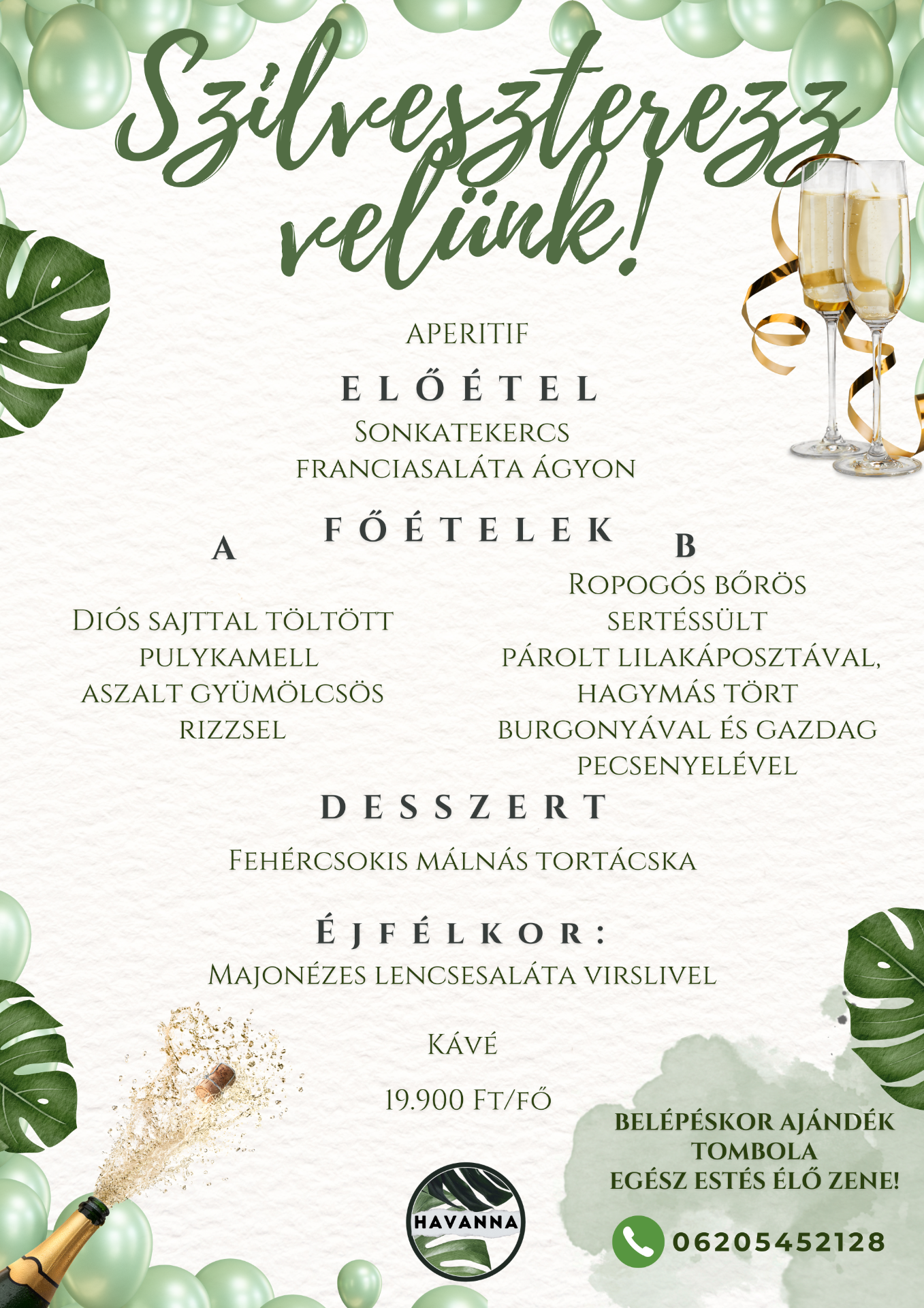 Szilveszteri ajánlatunk